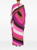 Caftan in seta stampata a pucci