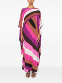 Caftan in seta stampata a pucci