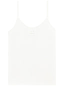 Courreges Re Edition Logo Ribbed Tank Top