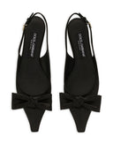 Dolce & Gabbana Satin Slingback Pumps