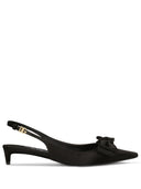 Dolce & Gabbana Satin Slingback Pumps