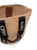 Chloè Woody Large Straw Basket Bag