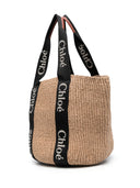 Chloè Woody Large Straw Basket Bag