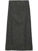 Prada Wool Long Skirt