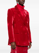 Parosh Velvet Double Breasted Jacke