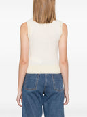 Ermanno Firenze Wool Blend Embroidered Vest