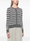 Cardigan a strisce di lana Firenze Ermanno