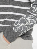 Cardigan a strisce di lana Firenze Ermanno