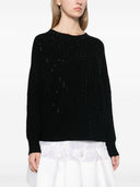 Ermanno Firenze Wool Cree Crewneck Sweter