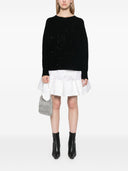 Ermanno Firenze Wool Cree Crewneck Sweter