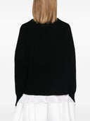 Ermanno Firenze Wool Cree Crewneck Sweter