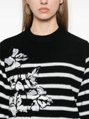 Maglione ricamato in lana Firenze Ermanno
