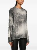 Avant Toi Marble Effect Cashmere Sweater