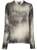 Avant Toi Marble Effect Cashmere Sweater