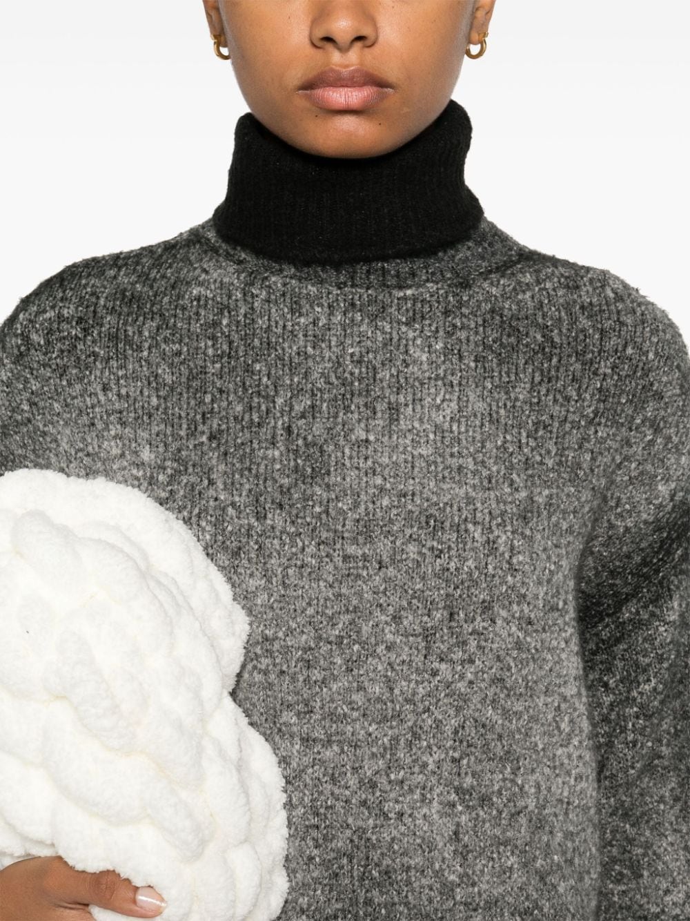 Pull à col en coton Avant TOI