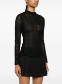 بلوزة مارين سيري مون دايموند بياقة عالية