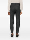 Brunello Cucinelli Wool Trousers With Shiny Details
