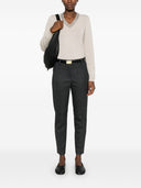 Brunello Cucinelli Wool Trousers With Shiny Details