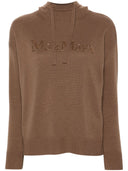 S Max Mara Logo Wool Hoodie