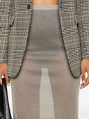 Gonna a matita di saint laurent seta midi