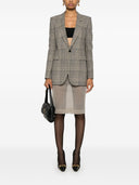 Gonna a matita di saint laurent seta midi