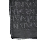 Saint Laurent Allover Logo Scarf