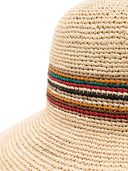 Paul Smith Ribbon Detail Straw Fedora Hat