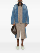 Stella Mc Cartney Denim e Tweed Jacket
