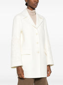 Ermanno Scervino Wool Single Breasted Coat