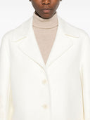 Ermanno Scervino Wool Single Breasted Coat