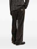 Dolce & Gabbana Wide Leg Denim Cotton Jeans