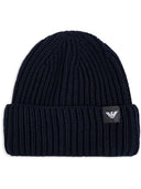 Emporio Armani Logo Wool Beanie