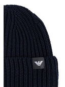 Emporio Armani Logo Wool Beanie