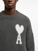 Ami Paris Ami De Coeur Wool Sweater