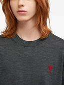 Ami Paris Ami De Coeur Wool Sweater