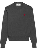 Ami Paris Ami De Coeur Wool Sweater