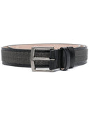 Brunello Cucinelli Leather Belt With Precious Details