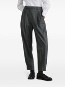 Brunello Cucinelli Wool Balggy Sartorial pantalon