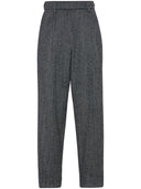 Brunello Cucinelli Wool Balggy Sartorial pantalon