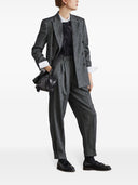 Brunello Cucinelli Wool Balggy Sartorial pantalon