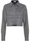 Brunello Cucinelli Virgin Wool Croped Jacket