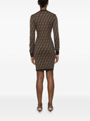 Fendi Ff Cotton Mini Dress