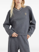 Brunello Cucinelli Cotton Sweatshirt med logo