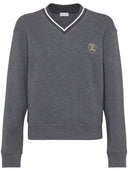 Brunello Cucinelli Cotton Sweatshirt med logo