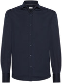Brunello Cucinelli Silk and Cotton Jersey Shirt