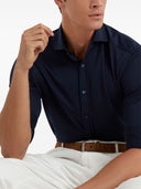 Brunello Cucinelli Silk and Cotton Jersey Shirt