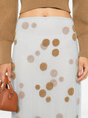 Fendi Embroidered Midi Skirt