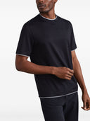 Brunello Cucinelli Faux Layering Cotton T Shirt