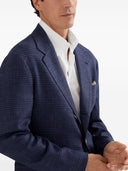 Brunello Cucinelli Prince Of Wales Deconstructed Jacket