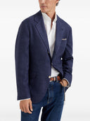 Brunello Cucinelli Prince Of Wales Deconstructed Jacket